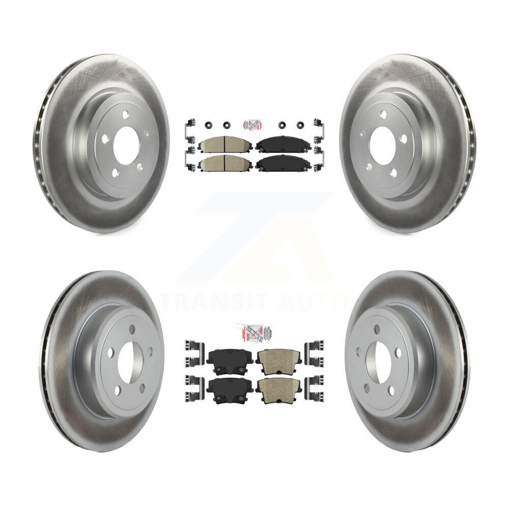 Transit Auto KGA-102322 Disc Brake Kit for 2005-2023 Dodge Challenger, Dodge Charger and More - Front and Rear