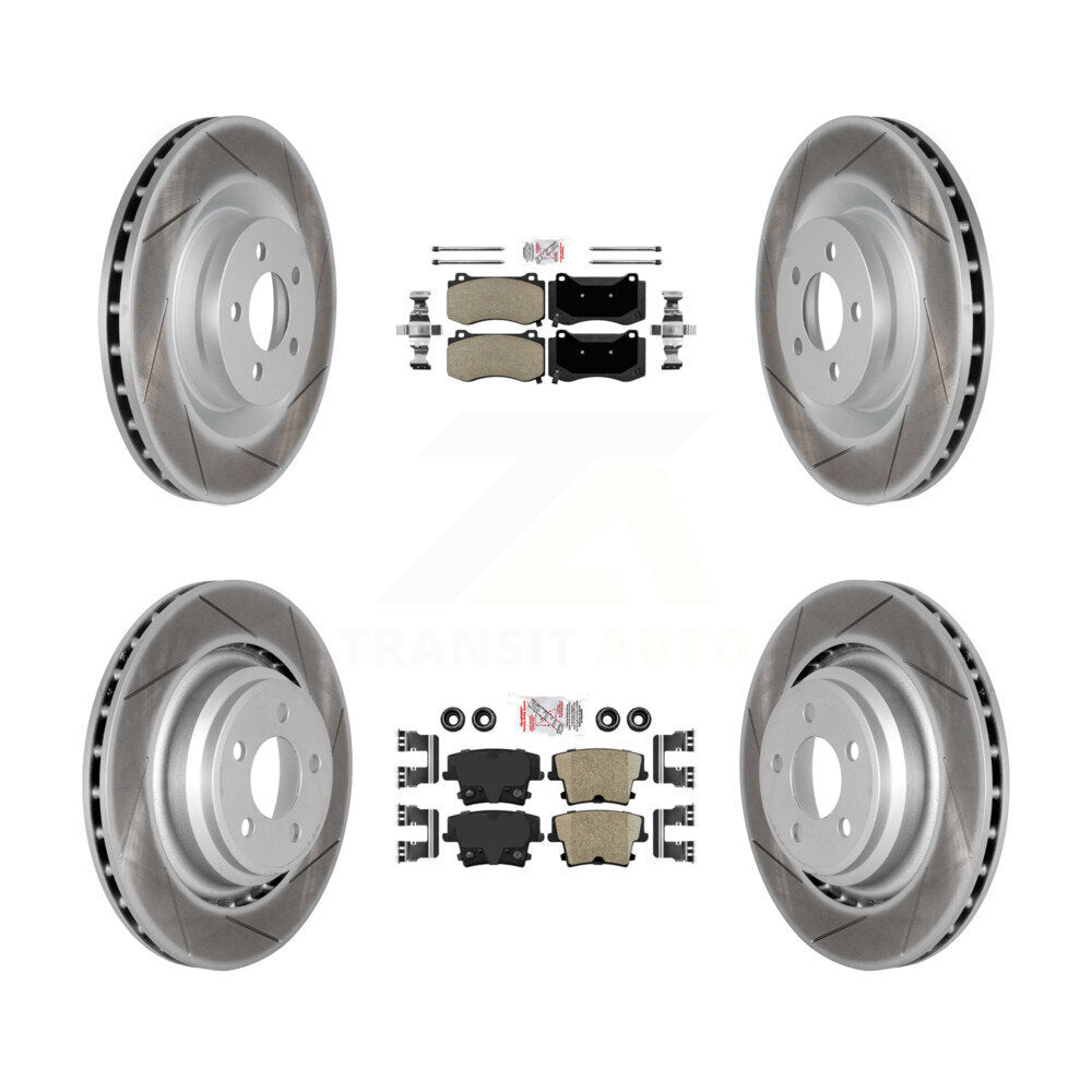 Transit Auto KGA-102363 Disc Brake Kit for 2015 Dodge Charger - Front and Rear