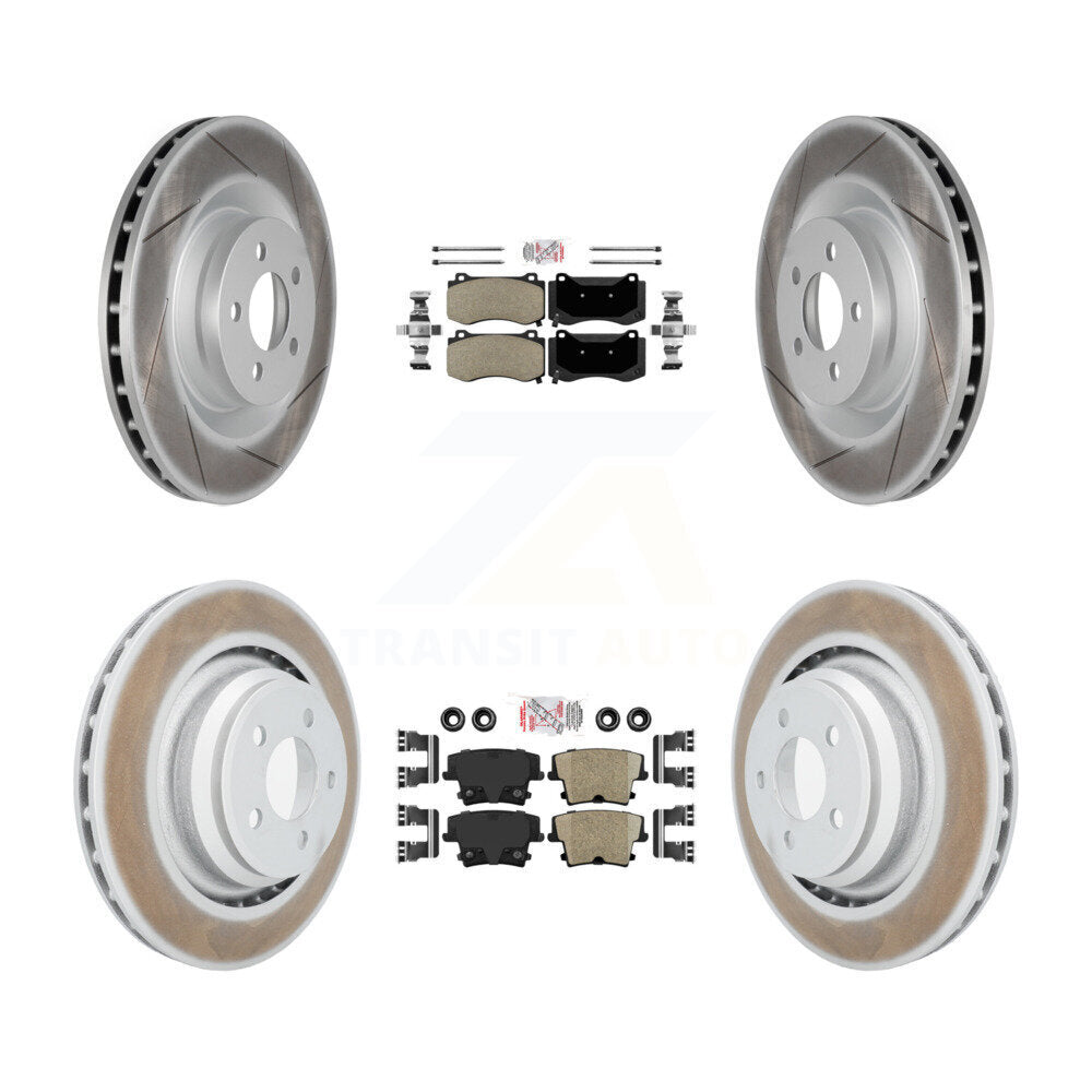 Transit Auto KGA-102365 Disc Brake Kit for 2015 Dodge Charger - Front and Rear