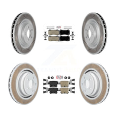 Transit Auto KGA-102365 Disc Brake Kit for 2015 Dodge Charger - Front and Rear