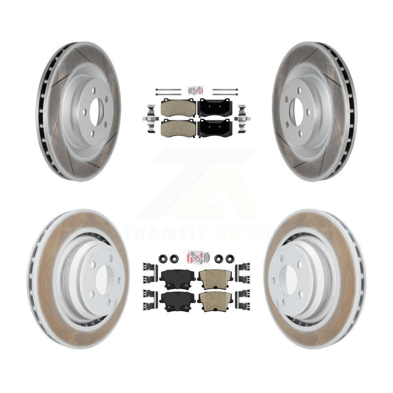 Transit Auto KGA-102365 Disc Brake Kit for 2015 Dodge Charger - Front and Rear
