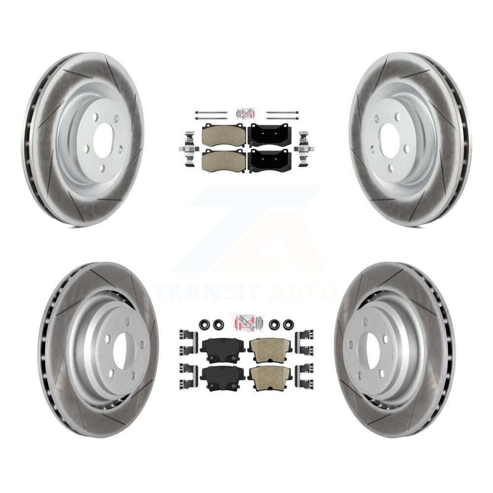 Transit Auto KGA-102367 Disc Brake Kit for 2015 Dodge Charger - Front and Rear