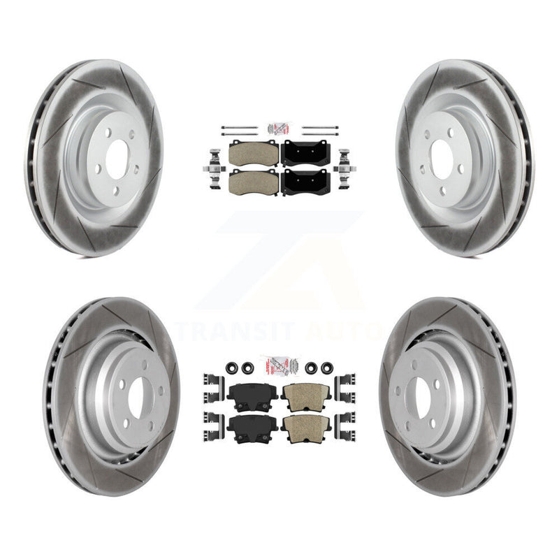 Transit Auto KGA-102367 Disc Brake Kit for 2015 Dodge Charger - Front and Rear