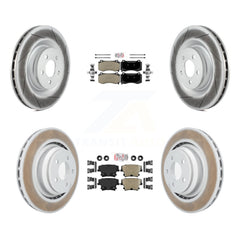 Transit Auto KGA-102369 Disc Brake Kit for 2015 Dodge Charger - Front and Rear