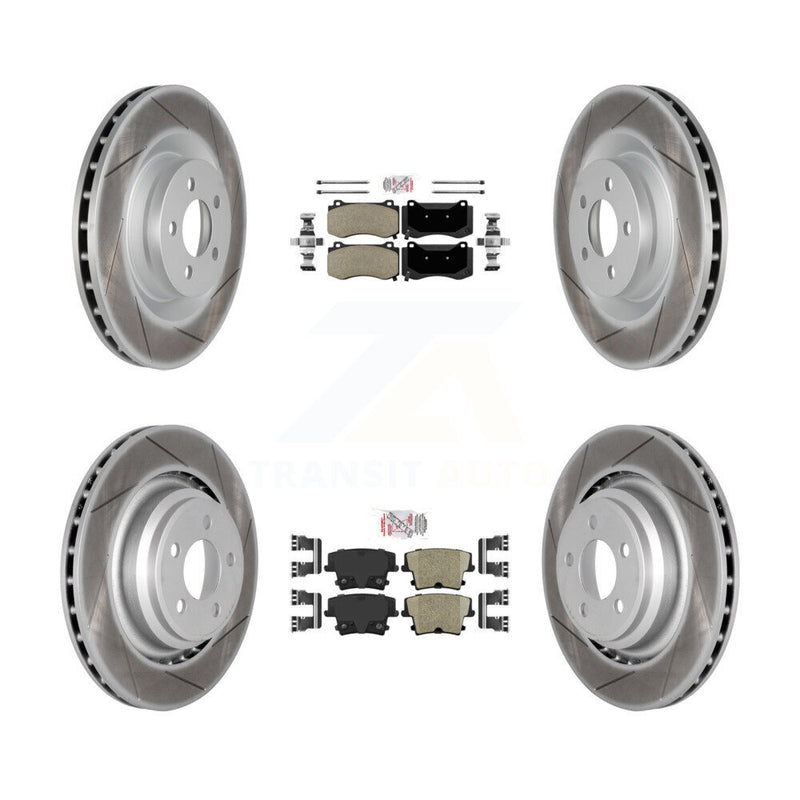 Transit Auto KGA-102374 Disc Brake Kit for 2015 Dodge Charger - Front and Rear