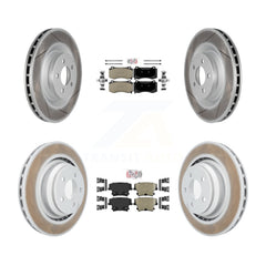 Transit Auto KGA-102376 Disc Brake Kit for 2015 Dodge Charger - Front and Rear