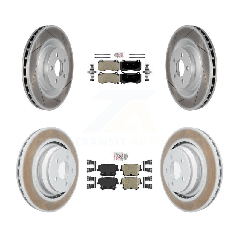 Transit Auto KGA-102376 Disc Brake Kit for 2015 Dodge Charger - Front and Rear