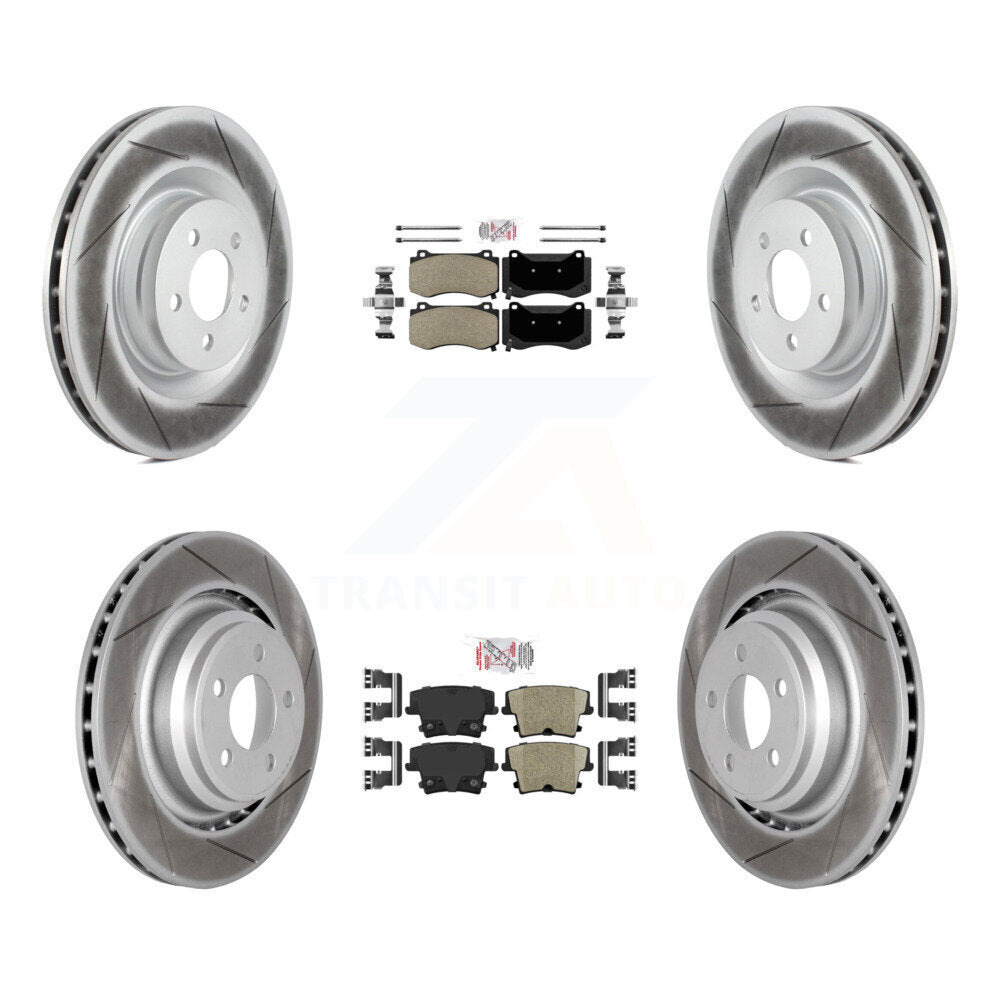 Transit Auto KGA-102378 Disc Brake Kit for 2015 Dodge Charger - Front and Rear