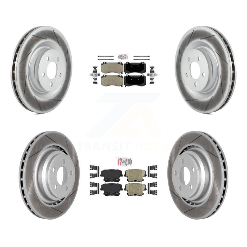 Transit Auto KGA-102378 Disc Brake Kit for 2015 Dodge Charger - Front and Rear