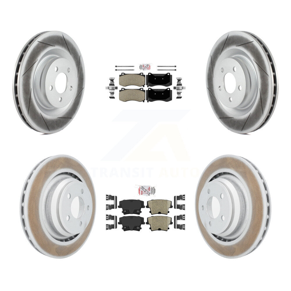 Transit Auto KGA-102380 Disc Brake Kit for 2015 Dodge Charger - Front and Rear