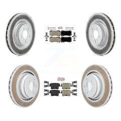 Transit Auto KGA-102380 Disc Brake Kit for 2015 Dodge Charger - Front and Rear