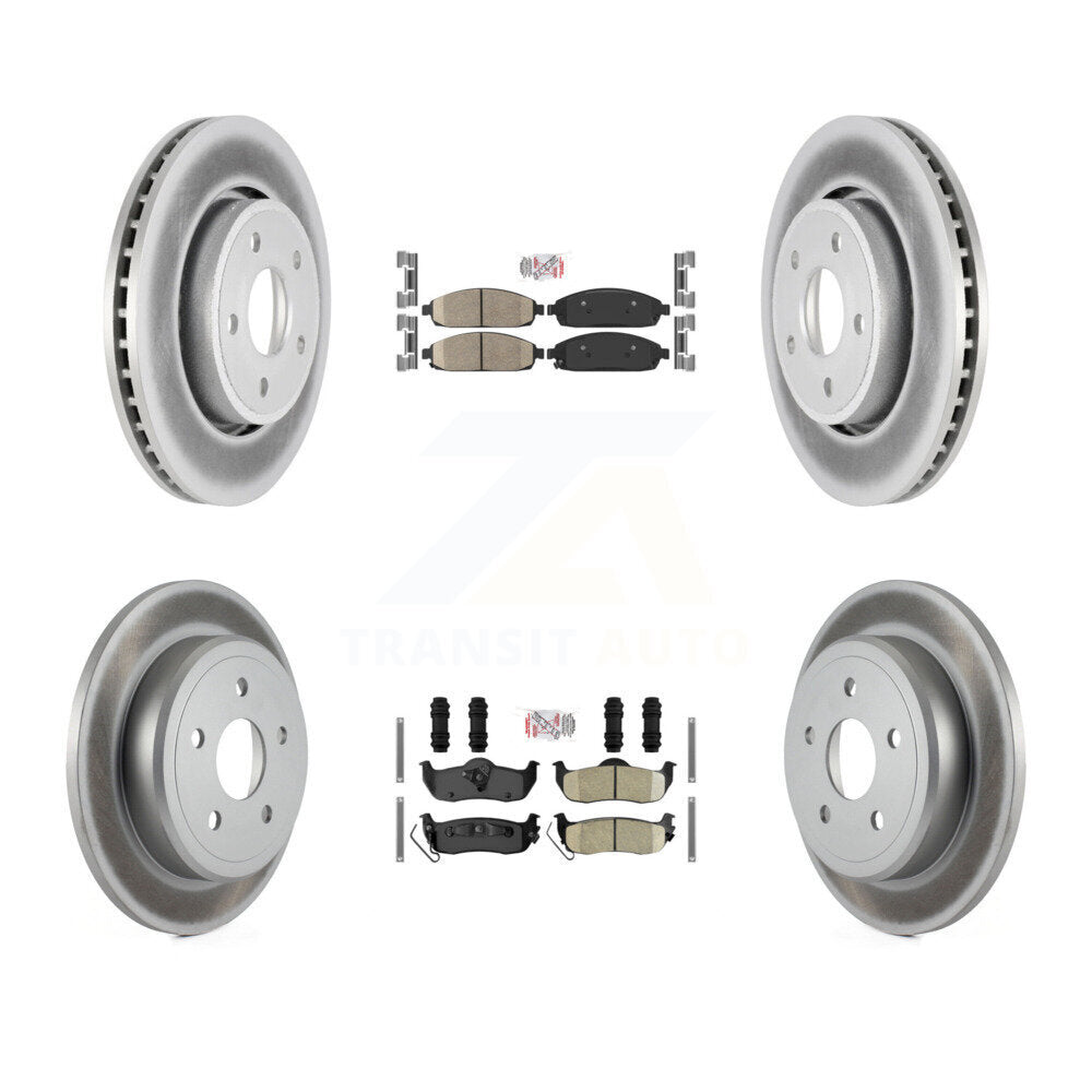 Transit Auto KGA-102386 Disc Brake Kit for 2005-2010 Jeep Grand Cherokee, Jeep Commander - Front and Rear