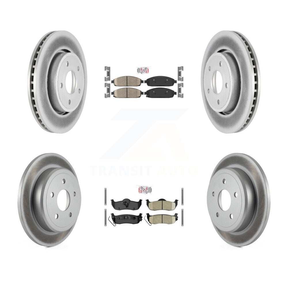 Transit Auto KGA-102387 Disc Brake Kit for 2005-2010 Jeep Grand Cherokee, Jeep Commander - Front and Rear