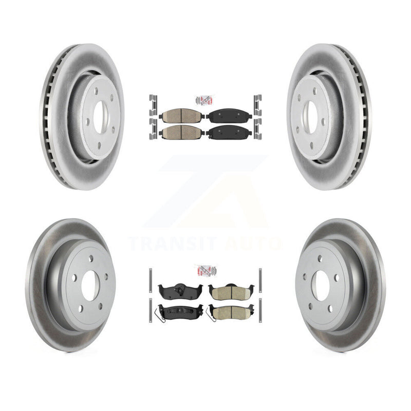 Transit Auto KGA-102387 Disc Brake Kit for 2005-2010 Jeep Grand Cherokee, Jeep Commander - Front and Rear