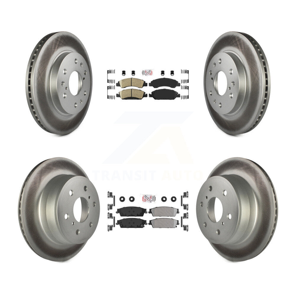 Transit Auto KGA-102390 Disc Brake Kit for 2007-2014 Chevrolet Silverado 1500, Chevrolet Tahoe and More - Front and Rear