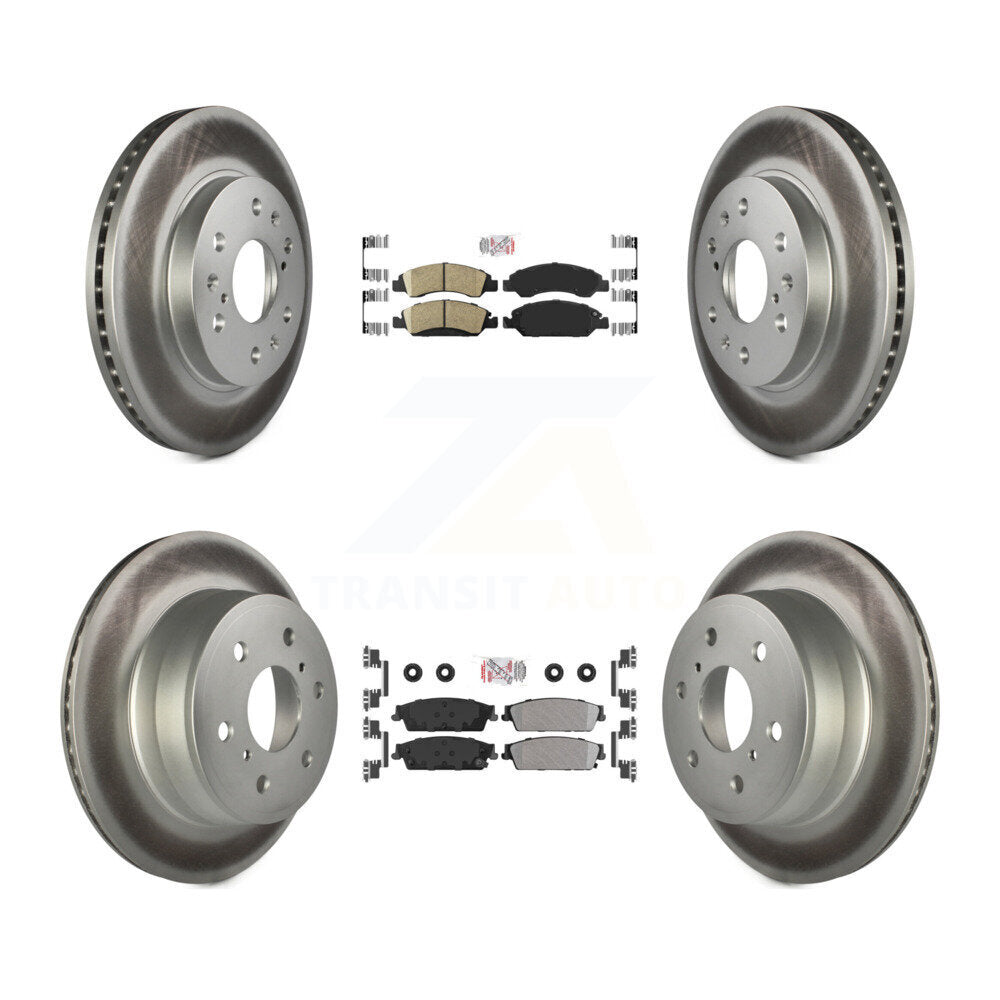 Transit Auto KGA-102392 Disc Brake Kit for 2007-2014 Chevrolet Silverado 1500, Chevrolet Tahoe and More - Front and Rear