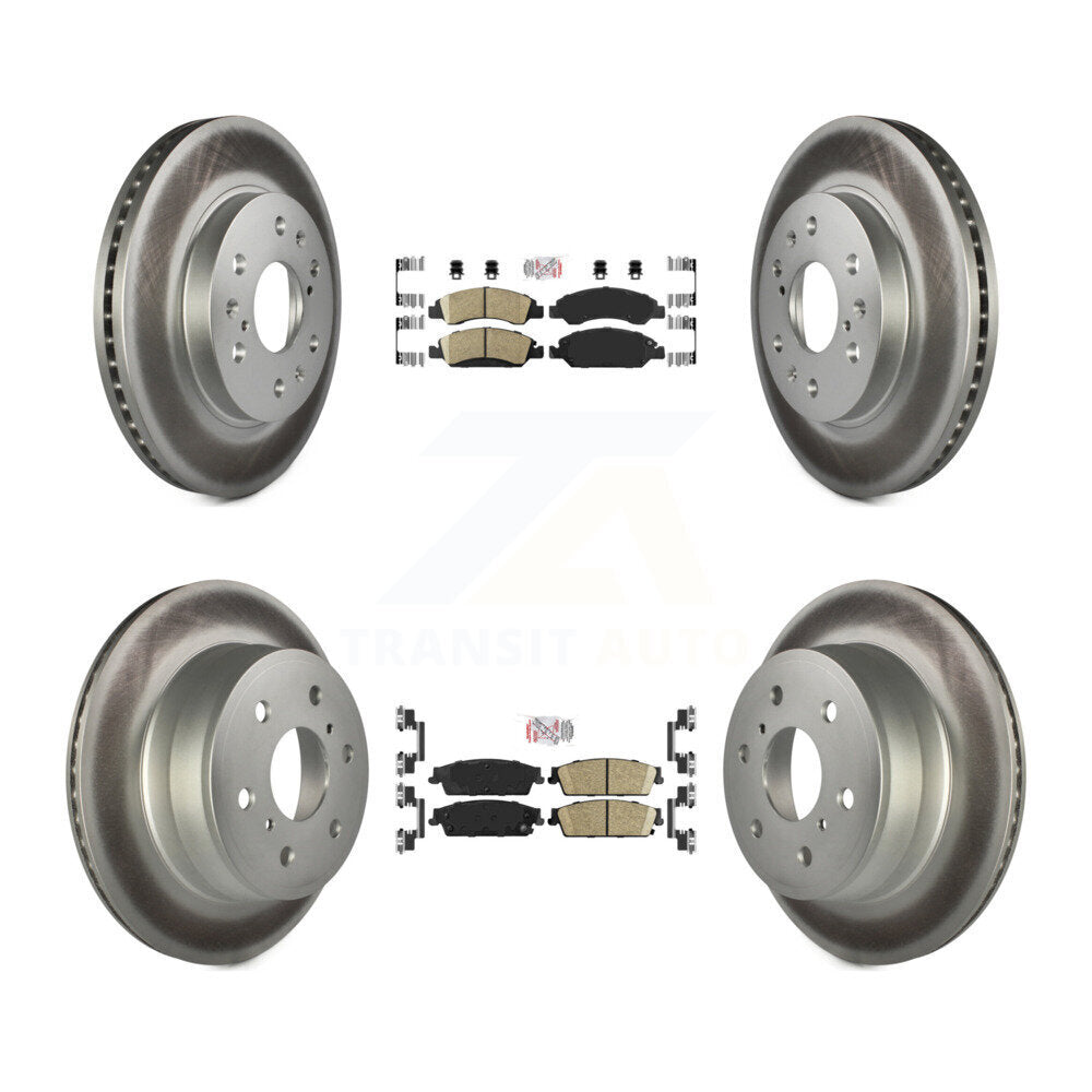 Transit Auto KGA-102393 Disc Brake Kit for 2007-2014 Chevrolet Silverado 1500, Chevrolet Tahoe and More - Front and Rear