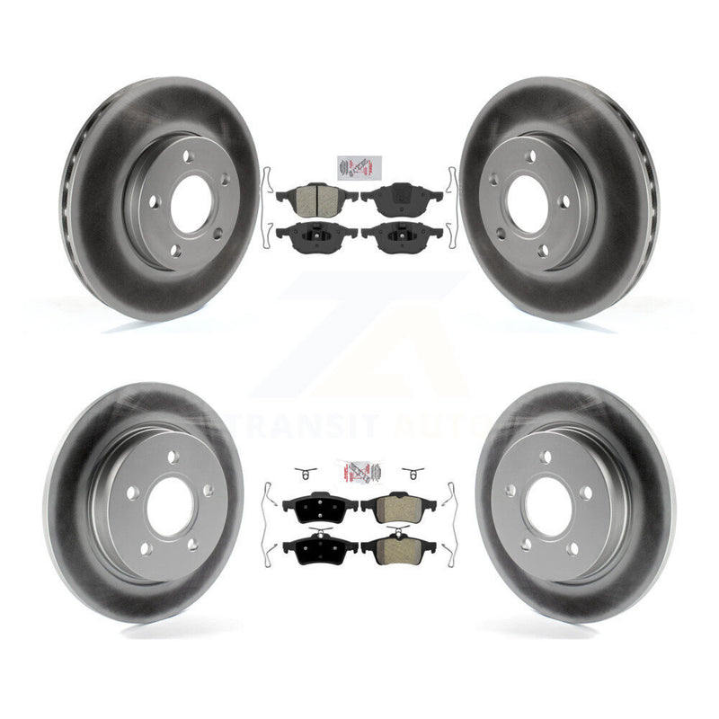 Transit Auto KGA-102416 Disc Brake Kit for 2012-2018 Ford Focus - Front and Rear