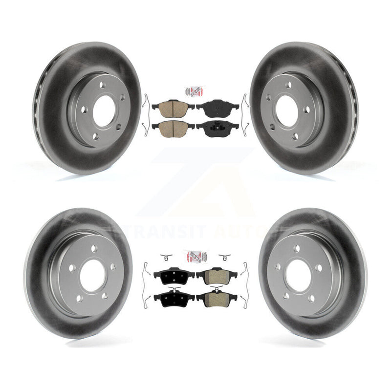 Transit Auto KGA-102417 Disc Brake Kit for 2012-2018 Ford Focus - Front and Rear