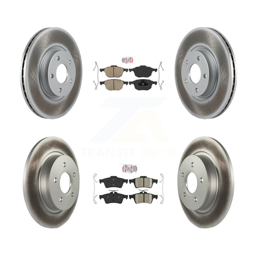 Transit Auto KGA-102425 Disc Brake Kit for 2004-2013 Volvo C30, Volvo C70 and More - Front and Rear