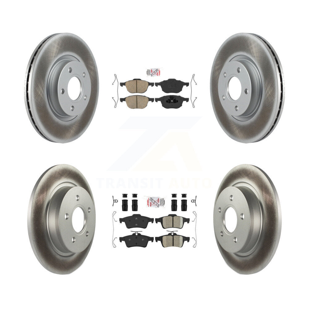 Transit Auto KGA-102427 Disc Brake Kit for 2004-2013 Volvo C30, Volvo C70 and More - Front and Rear