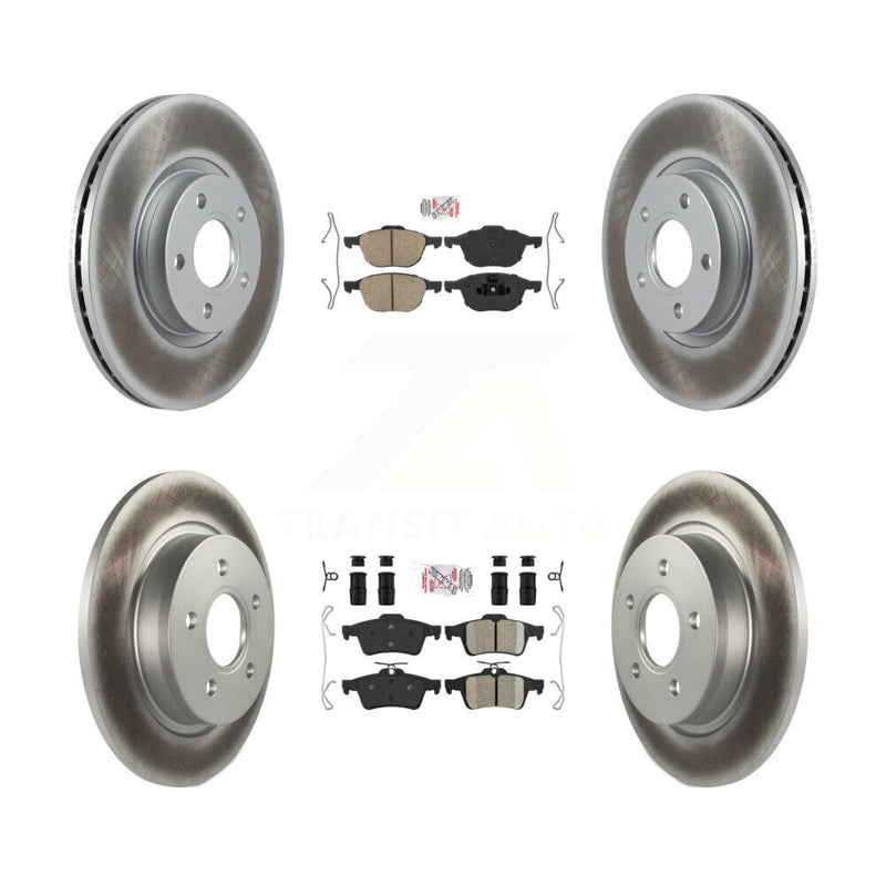 Transit Auto KGA-102427 Disc Brake Kit for 2004-2013 Volvo C30, Volvo C70 and More - Front and Rear