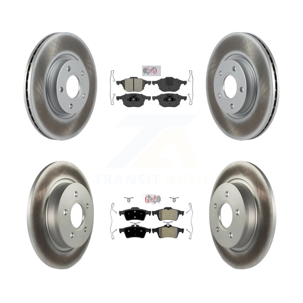 Transit Auto KGA-102428 Disc Brake Kit for 2004-2013 Volvo C30, Volvo C70 and More - Front and Rear