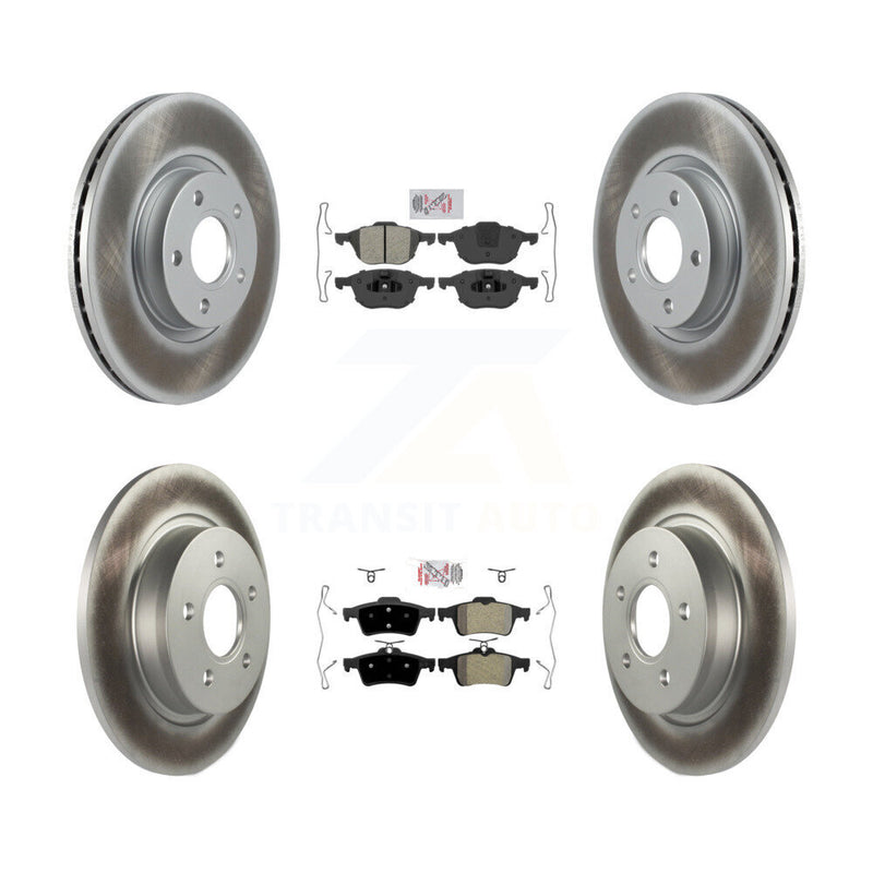 Transit Auto KGA-102428 Disc Brake Kit for 2004-2013 Volvo C30, Volvo C70 and More - Front and Rear