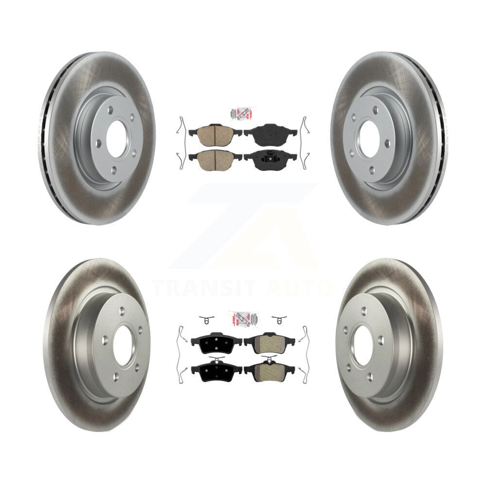 Transit Auto KGA-102429 Disc Brake Kit for 2004-2013 Volvo C30, Volvo C70 and More - Front and Rear