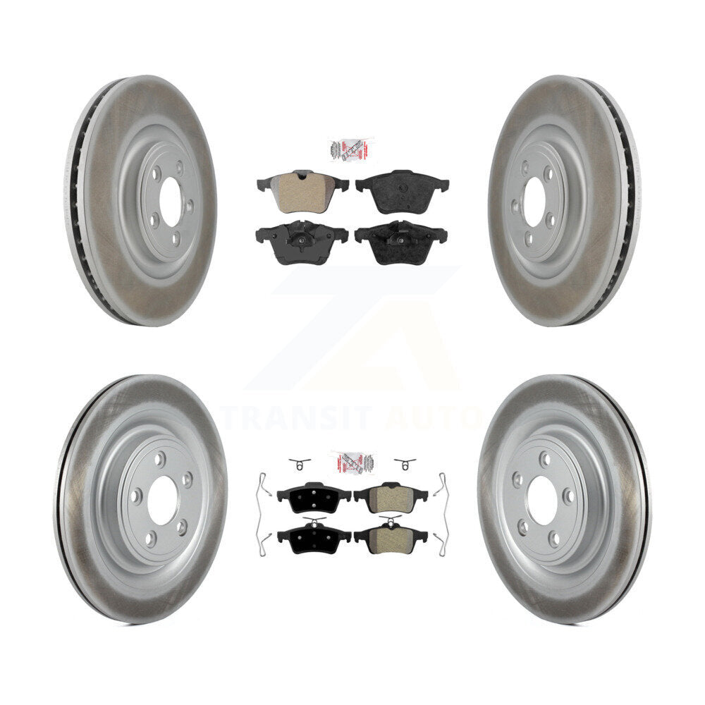 Transit Auto KGA-102432 Disc Brake Kit for 2006-2016 Jaguar XJ, Jaguar XF and More - Front and Rear