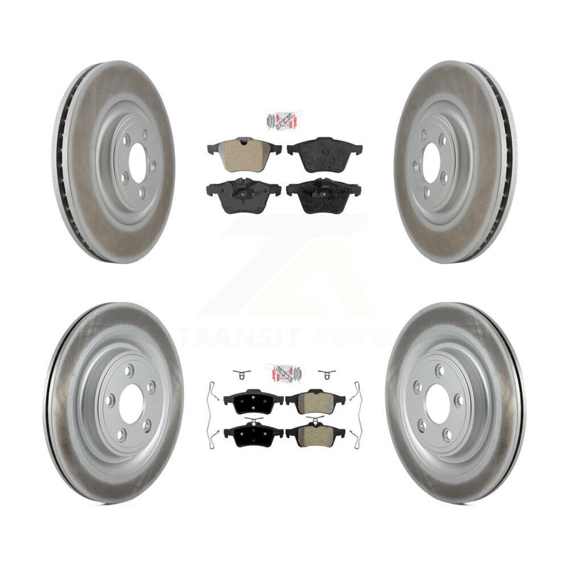 Transit Auto KGA-102432 Disc Brake Kit for 2006-2016 Jaguar XJ, Jaguar XF and More - Front and Rear