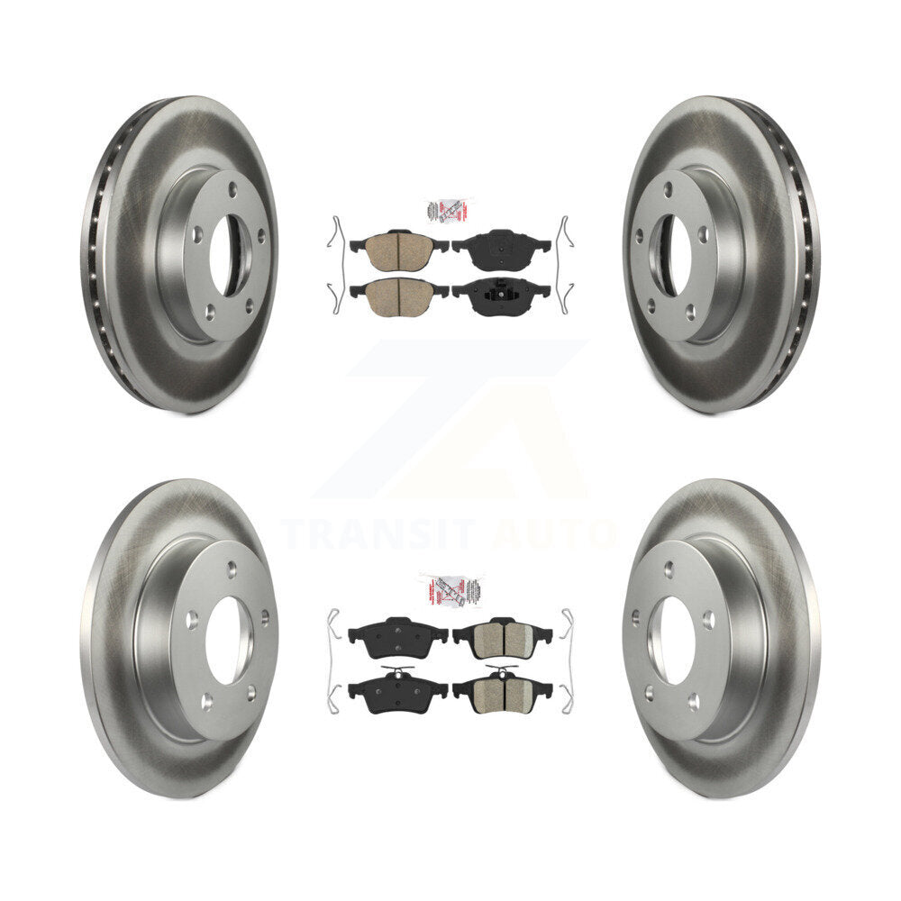 Transit Auto KGA-102434 Disc Brake Kit for 2006-2013 Mazda 3 Sport, Mazda 3 - Front and Rear
