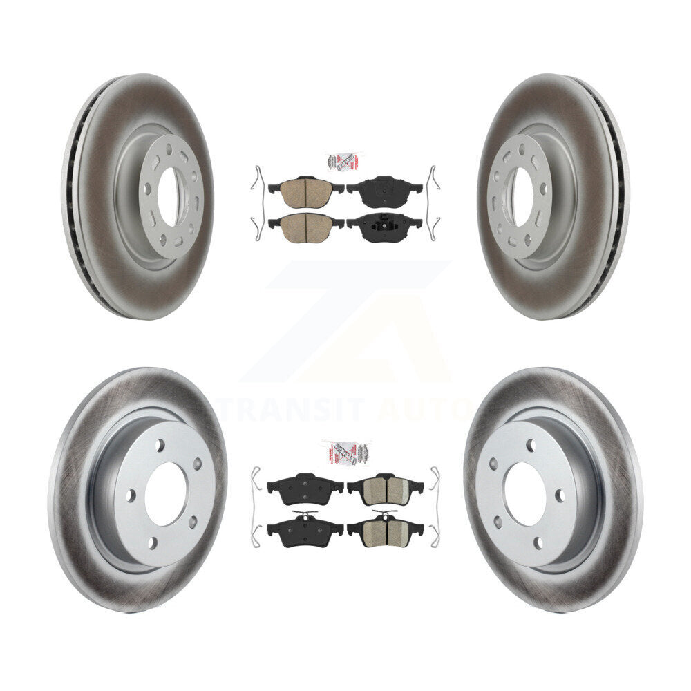 Transit Auto KGA-102436 Disc Brake Kit for 2004-2013 Mazda 3 Sport, Mazda 3 - Front and Rear