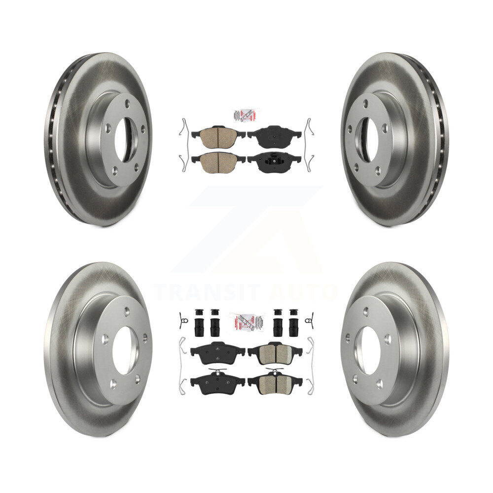 Transit Auto KGA-102439 Disc Brake Kit for 2006-2013 Mazda 3 Sport, Mazda 3 - Front and Rear