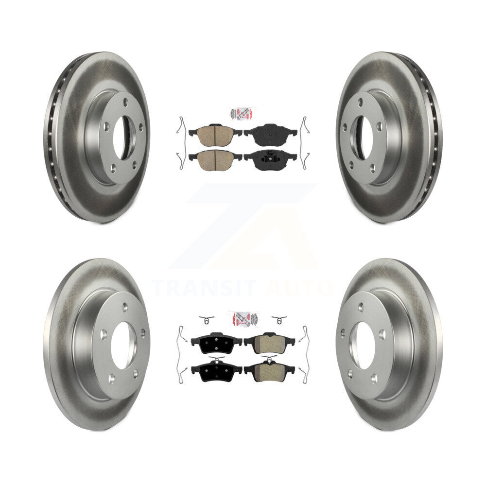 Transit Auto KGA-102444 Disc Brake Kit for 2006-2013 Mazda 3 Sport, Mazda 3 - Front and Rear