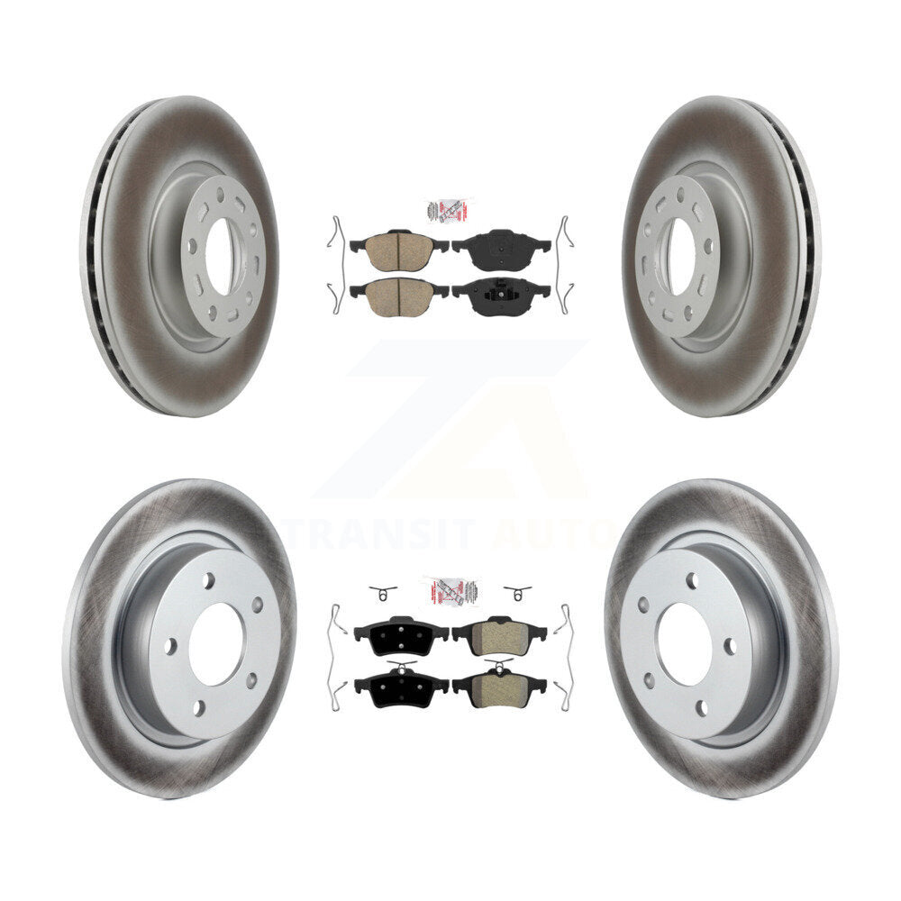 Transit Auto KGA-102446 Disc Brake Kit for 2004-2013 Mazda 3 Sport, Mazda 3 - Front and Rear
