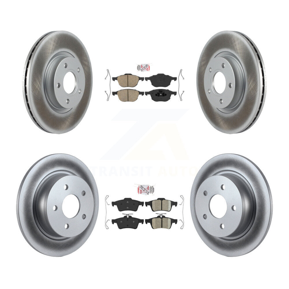 Transit Auto KGA-102449 Disc Brake Kit for 2013-2017 Ford C-Max, Ford Escape - Front and Rear