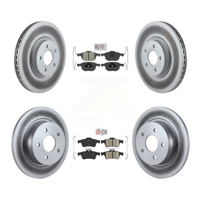 Transit Auto KGA-102450 Disc Brake Kit for 2014 Ford Transit Connect - Front and Rear