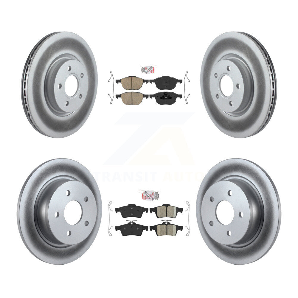 Transit Auto KGA-102451 Disc Brake Kit for 2014 Ford Transit Connect - Front and Rear