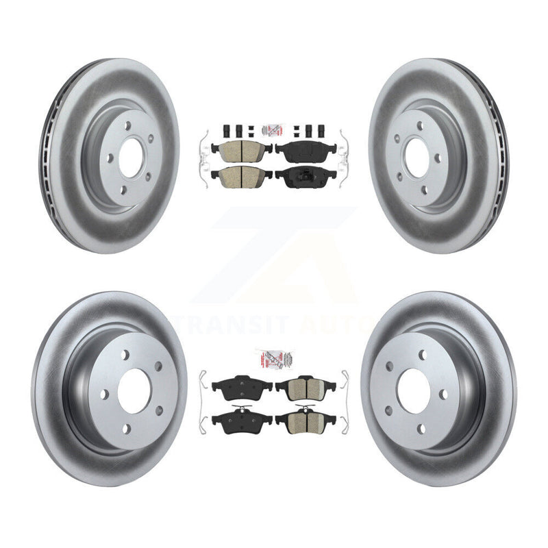 Transit Auto KGA-102452 Disc Brake Kit for 2013-2018 Ford Transit Connect, Ford Escape - Front and Rear