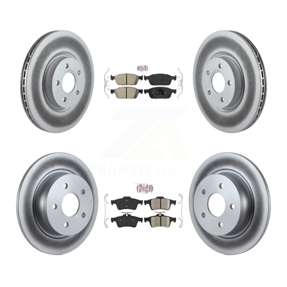 Transit Auto KGA-102453 Disc Brake Kit for 2013-2018 Ford Transit Connect, Ford Escape - Front and Rear