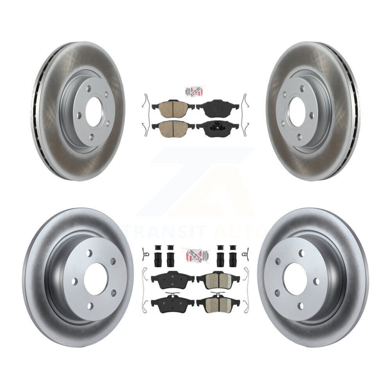 Transit Auto KGA-102455 Disc Brake Kit for 2013-2017 Ford C-Max, Ford Escape - Front and Rear