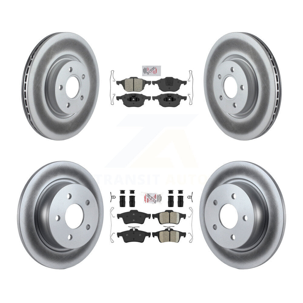 Transit Auto KGA-102456 Disc Brake Kit for 2014 Ford Transit Connect - Front and Rear