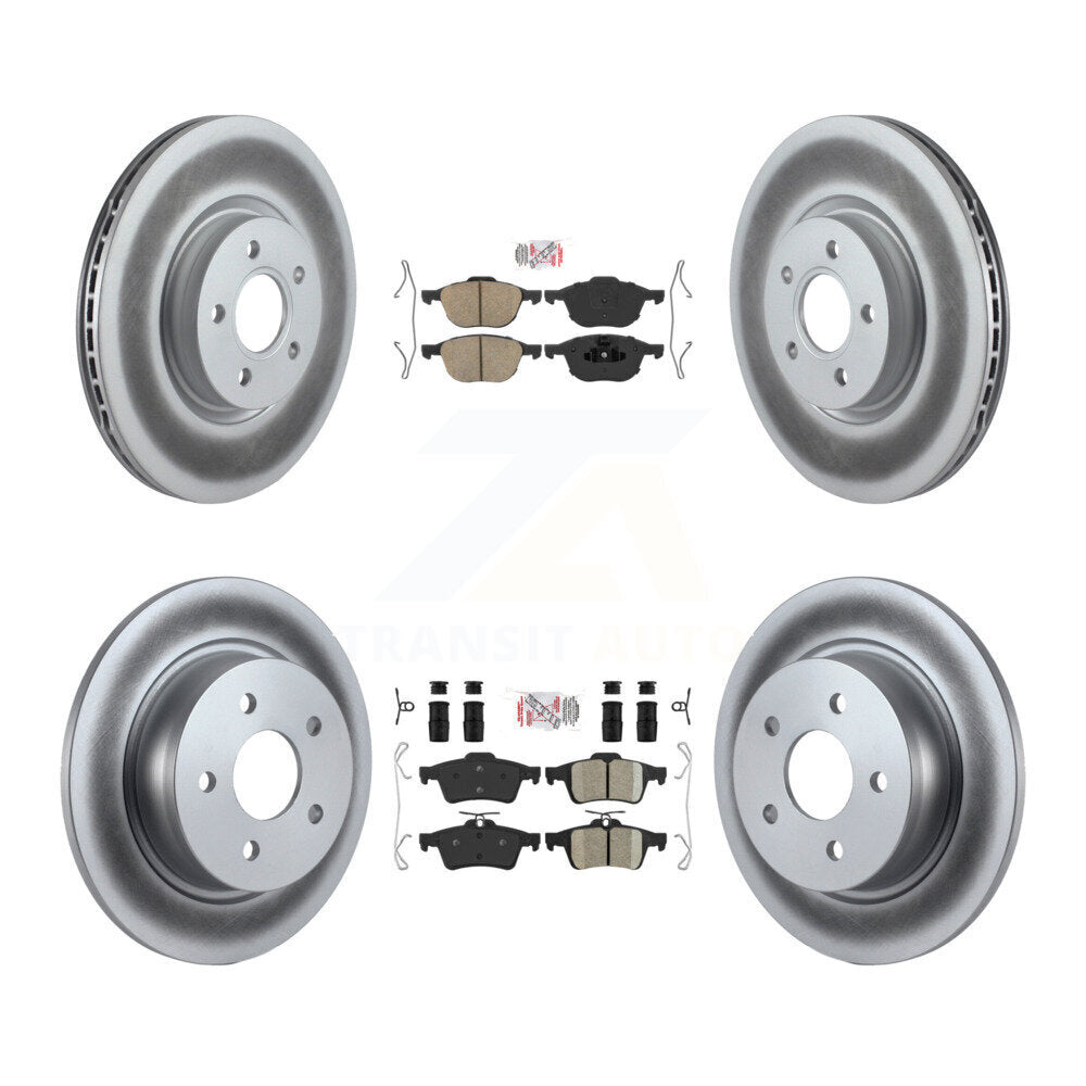 Transit Auto KGA-102457 Disc Brake Kit for 2014 Ford Transit Connect - Front and Rear