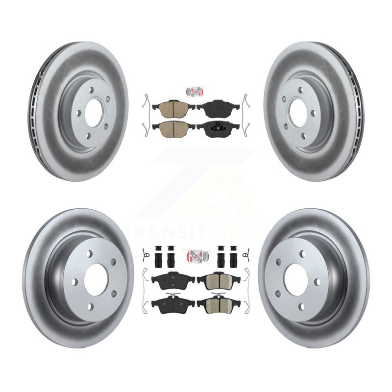 Transit Auto KGA-102457 Disc Brake Kit for 2014 Ford Transit Connect - Front and Rear