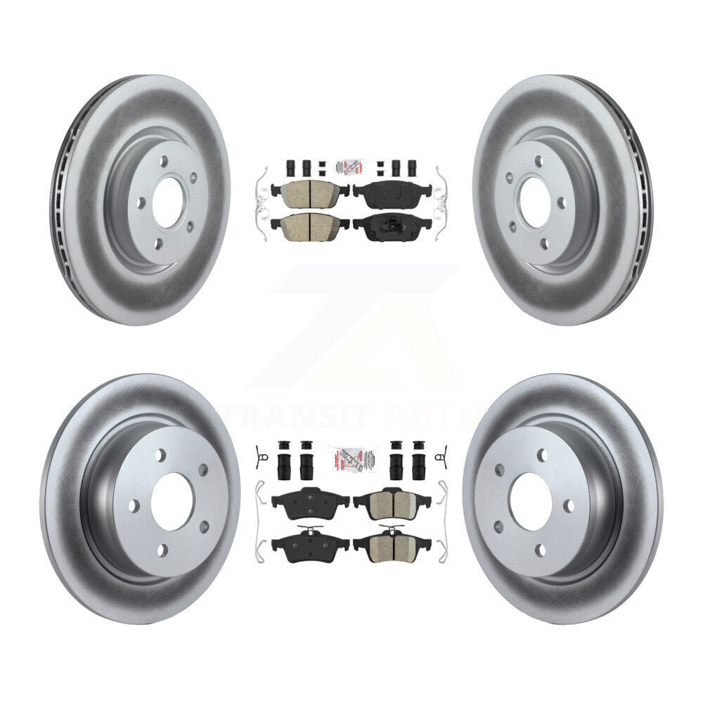 Transit Auto KGA-102458 Disc Brake Kit for 2013-2018 Ford Transit Connect, Ford Escape - Front and Rear
