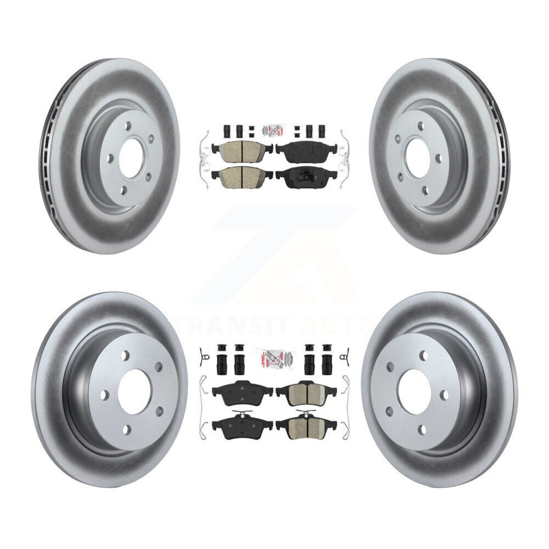 Transit Auto KGA-102458 Disc Brake Kit for 2013-2018 Ford Transit Connect, Ford Escape - Front and Rear