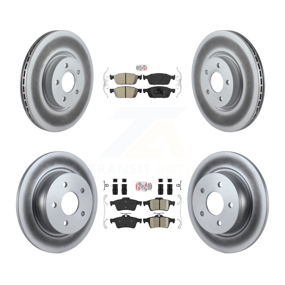 Transit Auto KGA-102459 Disc Brake Kit for 2013-2018 Ford Transit Connect, Ford Escape - Front and Rear