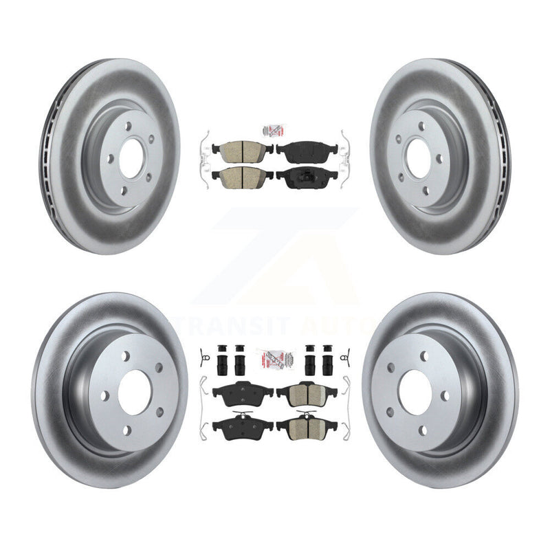 Transit Auto KGA-102459 Disc Brake Kit for 2013-2018 Ford Transit Connect, Ford Escape - Front and Rear