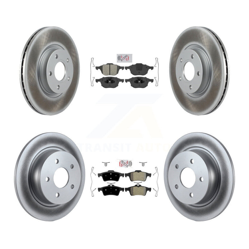 Transit Auto KGA-102460 Disc Brake Kit for 2013-2017 Ford C-Max, Ford Escape - Front and Rear